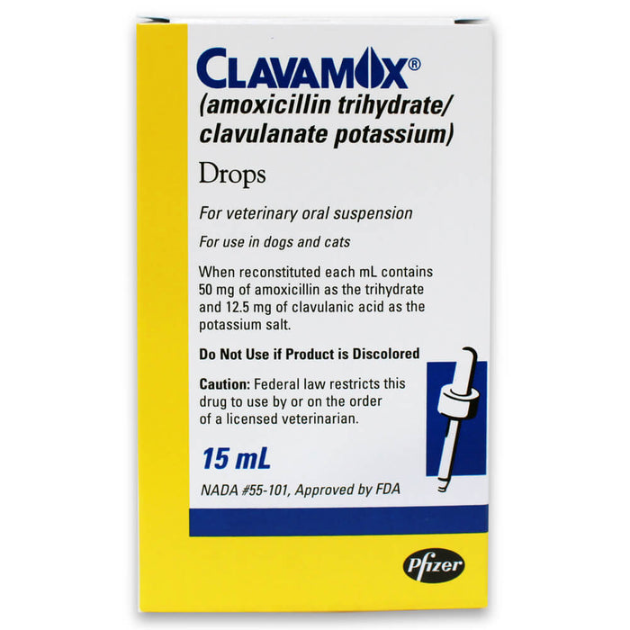 Rx Clavamox Drops 62.5 mg