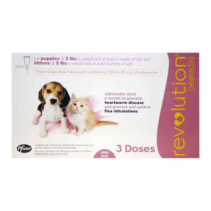 Rx Revolution feline 0-5lbs x 3 month