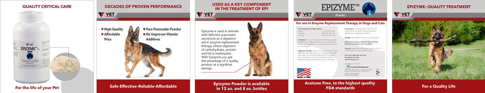 Rx Epizyme powder x 12 oz bottle