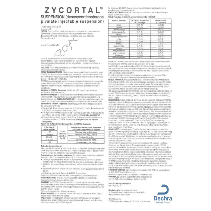 Rx Zycortal 25mg/ml suspension x 4ml bottle