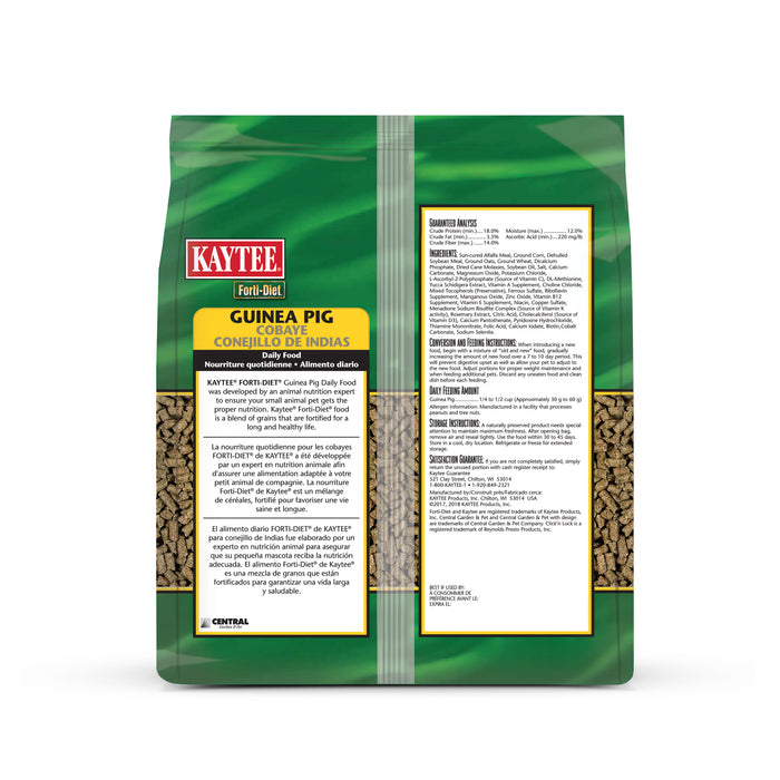 Kaytee Forti Diet Guinea Pig Food 5 Pounds