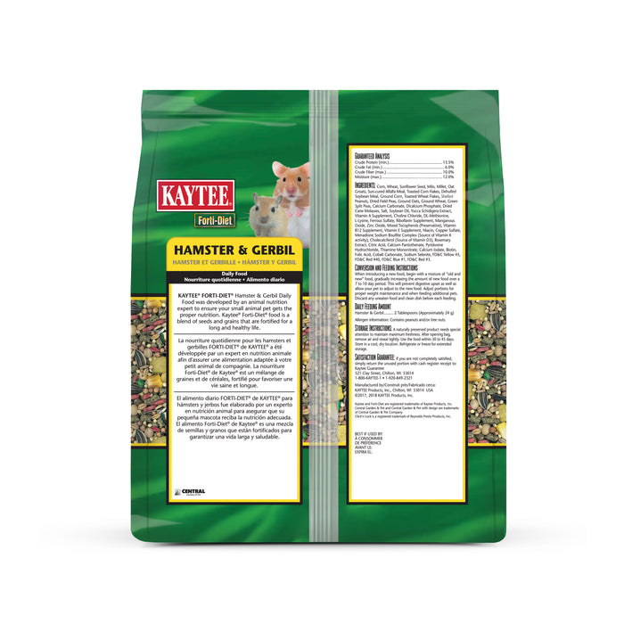 Kaytee Forti-Diet Hamster & Gerbil Food 5 Pounds