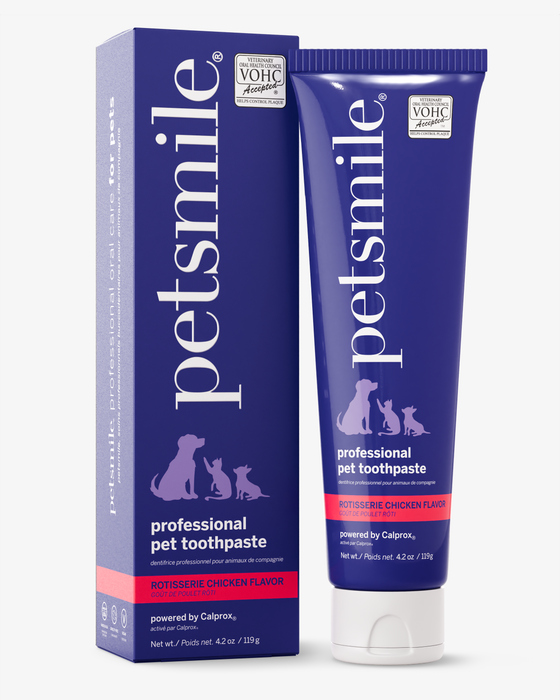 Petsmile Professional Pet Toothpaste - Rotisserie Chicken Flavor - Large