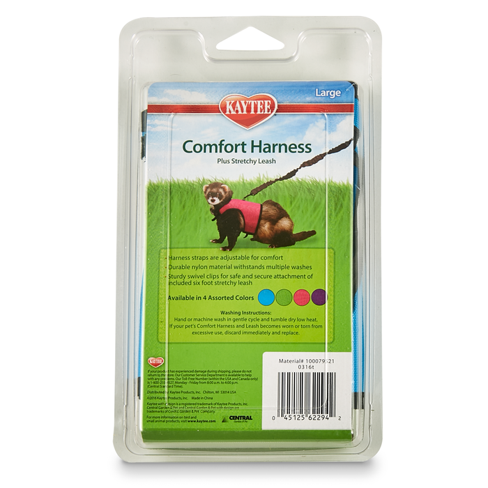 Kaytee Comfort Harness And Stretch Leash Large