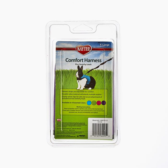 Kaytee Comfort Harness & Stretchy Leash Assorted Extra Large