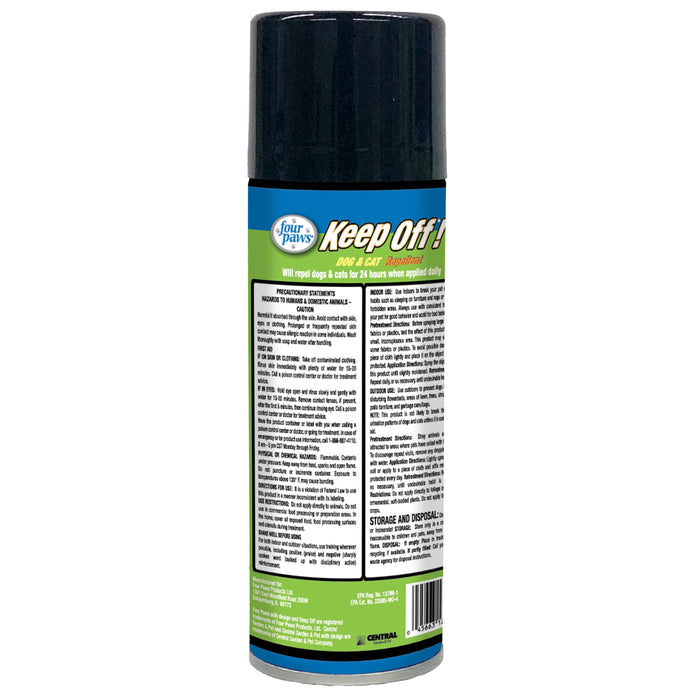 Four Paws Keep Off! Dog and Cat Repellent Outdoors & Indoors Spray 10 Ounce