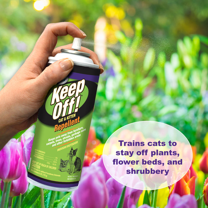 Four Paws Keep Off! Cat Repellent Spray Outdoors & Indoor 6 Ounce
