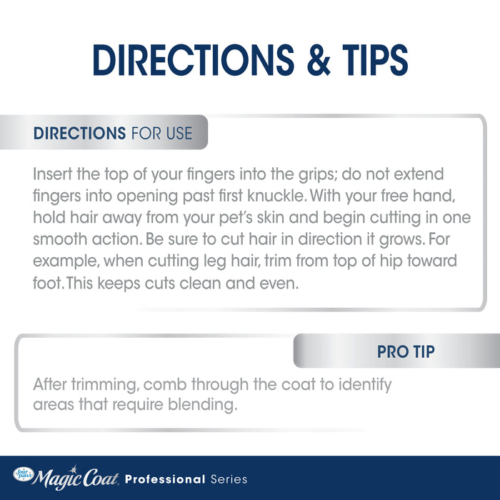Four Paws Magic Coat Professional Series All-in-One Finishing Dog Grooming Shears