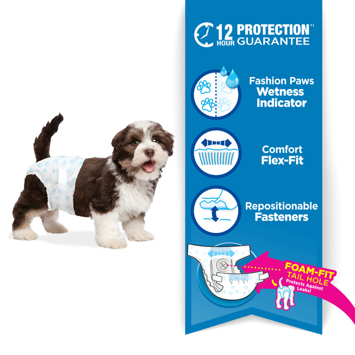 Four Paws Wee-Wee Disposable Dog Diapers Small (12 Count)