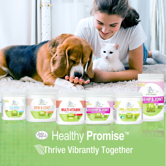 Four Paws Healthy Promise Calming Chews for Dogs Savory Liver 4.76 Ounce (90 Count)
