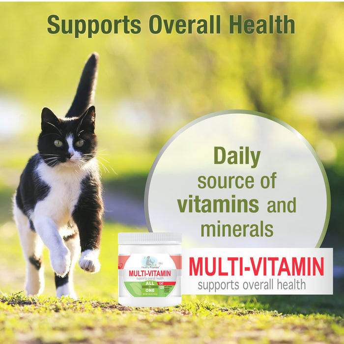 Four Paws Healthy Promise® Multi-Vitamins For Cats Savory Chicken 5.08 Ounce (120 Count)