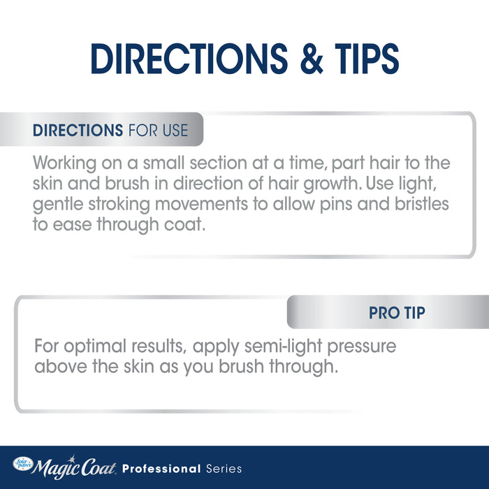 Four Paws Magic Coat Professional Series Self-Cleaning Slicker Brush
