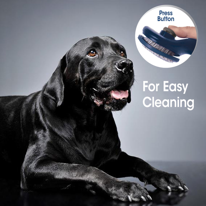 Four Paws Magic Coat Professional Series Self-Cleaning Slicker Brush