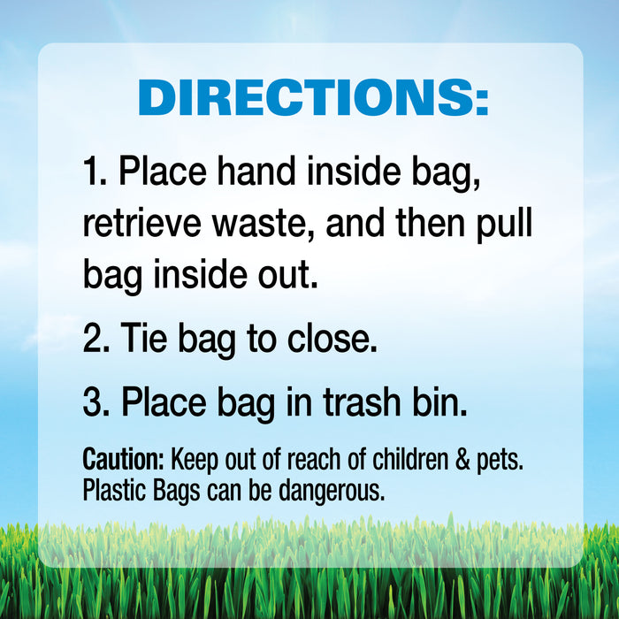 Four Paws Wee-Wee Outdoor Heavy Duty Dog Waste Bags Refill Rolls