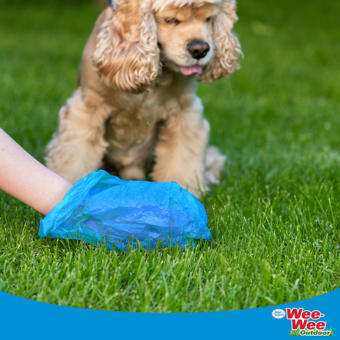 Four Paws Wee-Wee Outdoor Heavy Duty Dog Waste Bags Refill Rolls