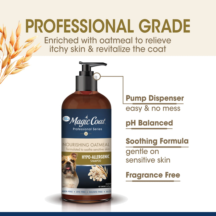 Four Paws Magic Coat Professional Series Nourishing Oatmeal Hypo-Allergenic Dog Shampoo 16 Ounce (1 Count)