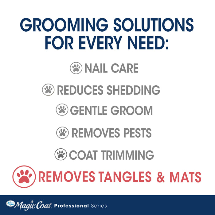 Four Paws Magic Coat Professional Series Non-Slip Grip Pet Comb