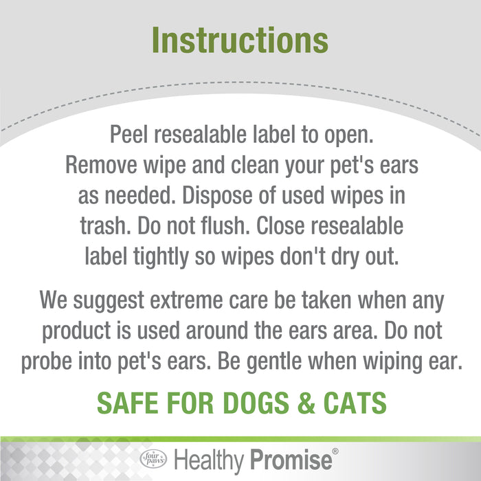 Four Paws Healthy Promise™ Cat & Dog Ear Wipes