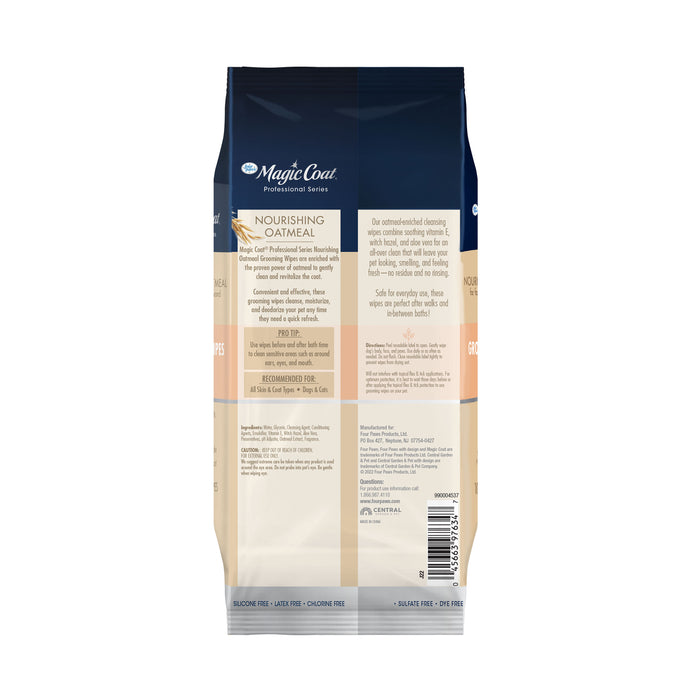 Four Paws Magic Coat Professional Series Grooming Wipes 100ct