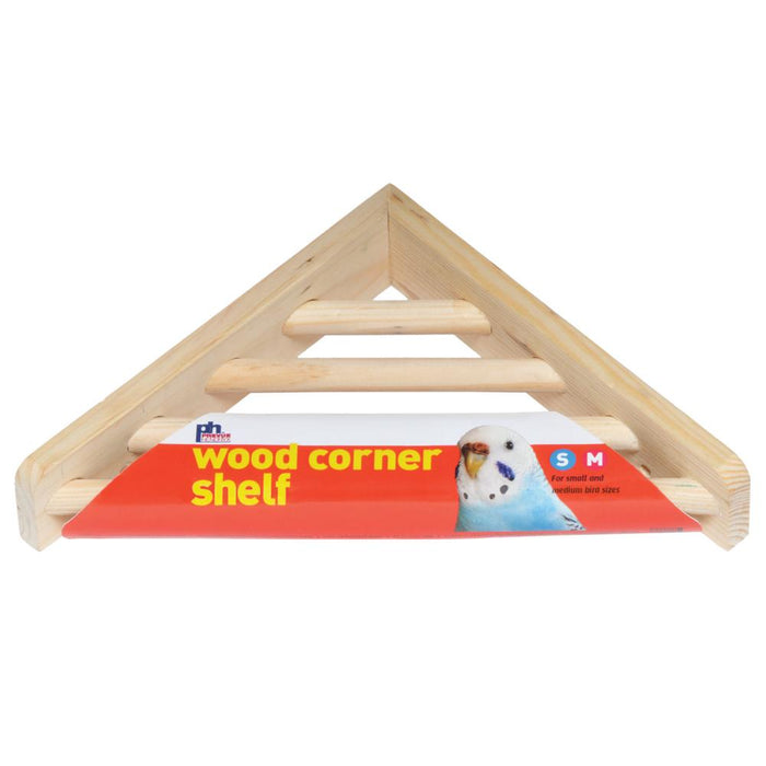 Prevue Pet Products Wood Corner Shelf Platform