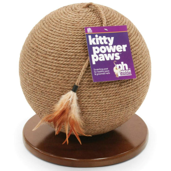 Prevue Pet Products Kitty Power Paws Sphere Scratching Post, 13" H