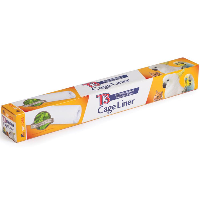 Prevue Pet Products T3 Bird Cage Liner/Box Roll, 25 ft