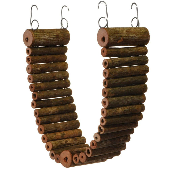 Prevue Pet Products Naturals Wonder Walk Bird and Small Animal Ladder, Brown