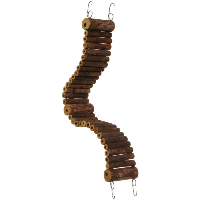 Prevue Pet Products Naturals Wonder Walk Bird and Small Animal Ladder, Brown