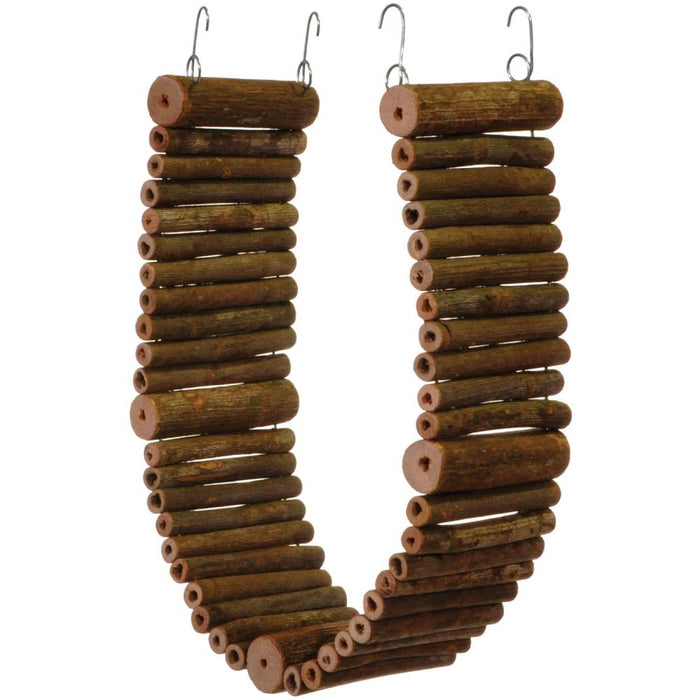 Prevue Pet Products Naturals Wonder Walk Bird and Small Animal Ladder, Brown