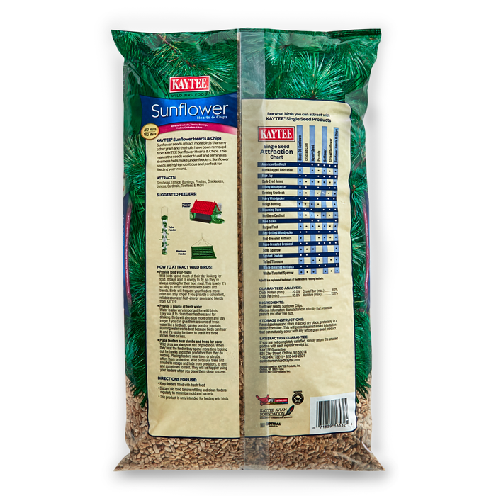 Kaytee Sunflower Hearts & Chips Wild Bird Food 8 lb