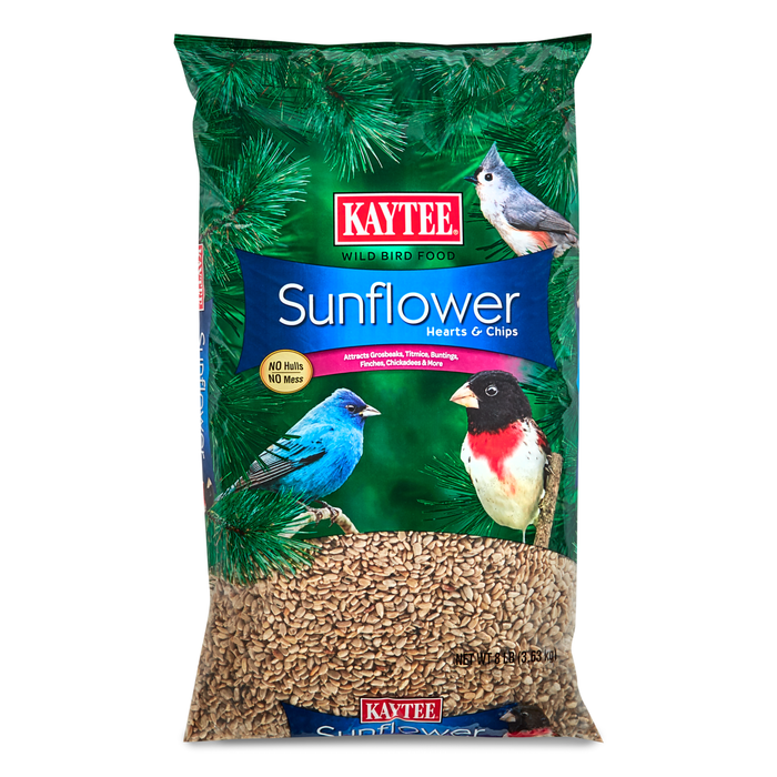 Kaytee Sunflower Hearts & Chips Wild Bird Food 8 lb