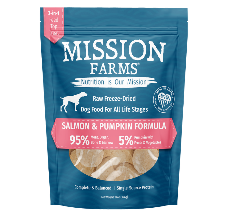 Mission Farms Wild Salmon & Pumpkin 14oz
