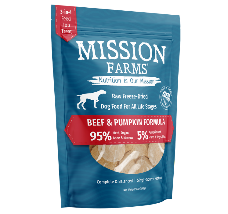 Mission Farms Beef & Pumpkin 14oz