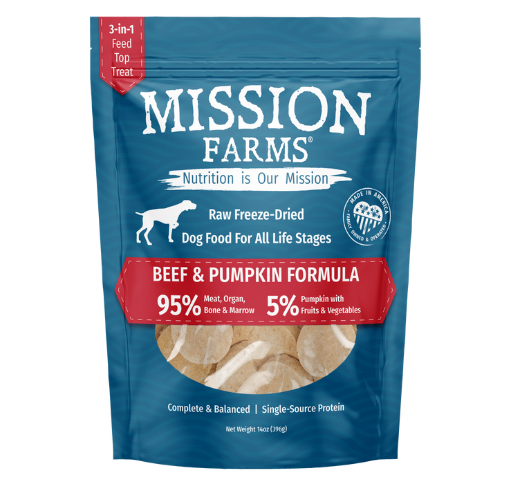 Mission Farms Beef & Pumpkin 14oz