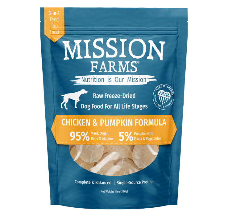 Mission Farms Chicken & Pumpkin 14oz
