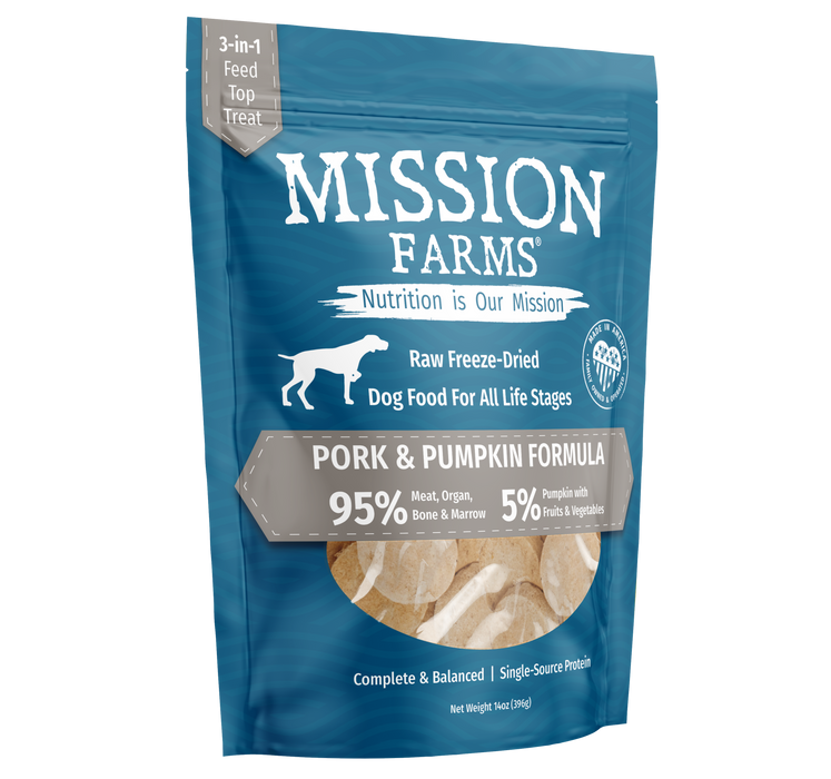 Mission Farms Pork & Pumpkin 14oz