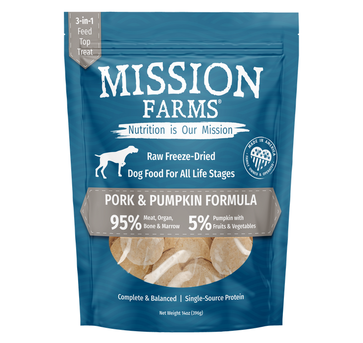 Mission Farms Pork & Pumpkin 14oz