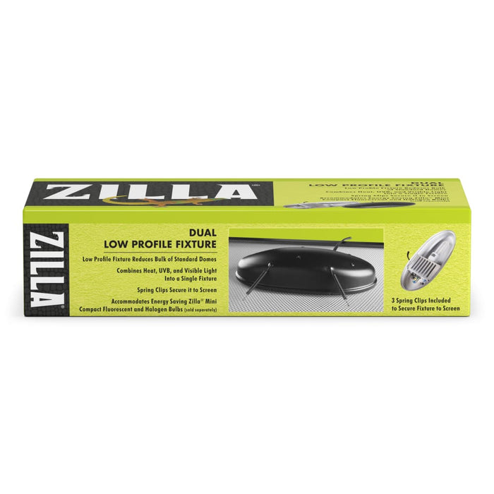 Zilla Low Profile Reptile Terrarium Fixture Dual