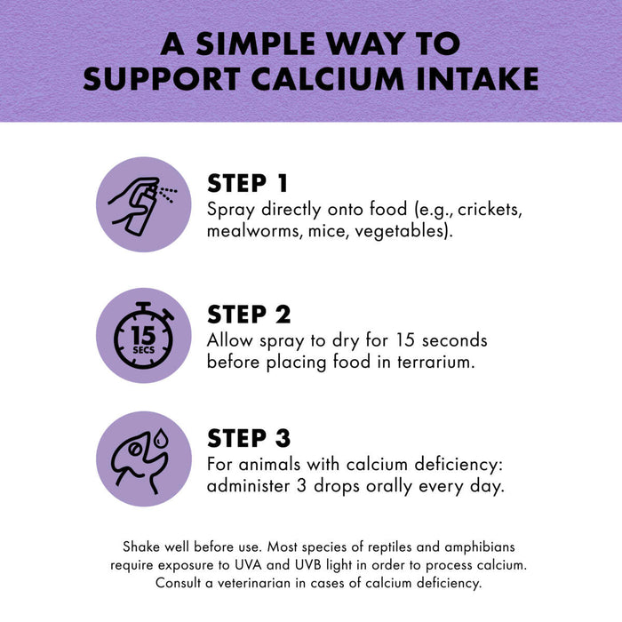 Zilla Calcium Supplement Spray for Reptiles 8 oz.