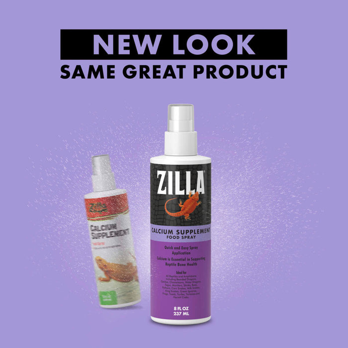 Zilla Calcium Supplement Spray for Reptiles 8 oz.