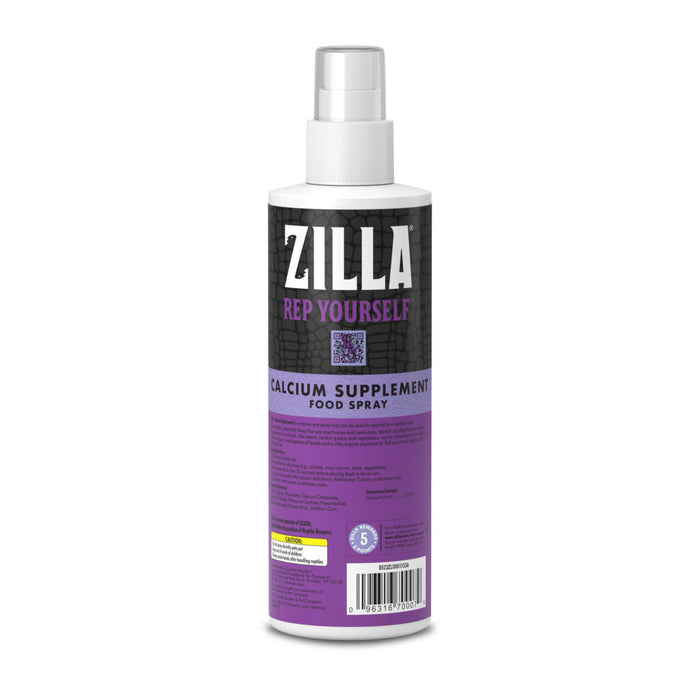 Zilla Calcium Supplement Spray for Reptiles 8 oz.
