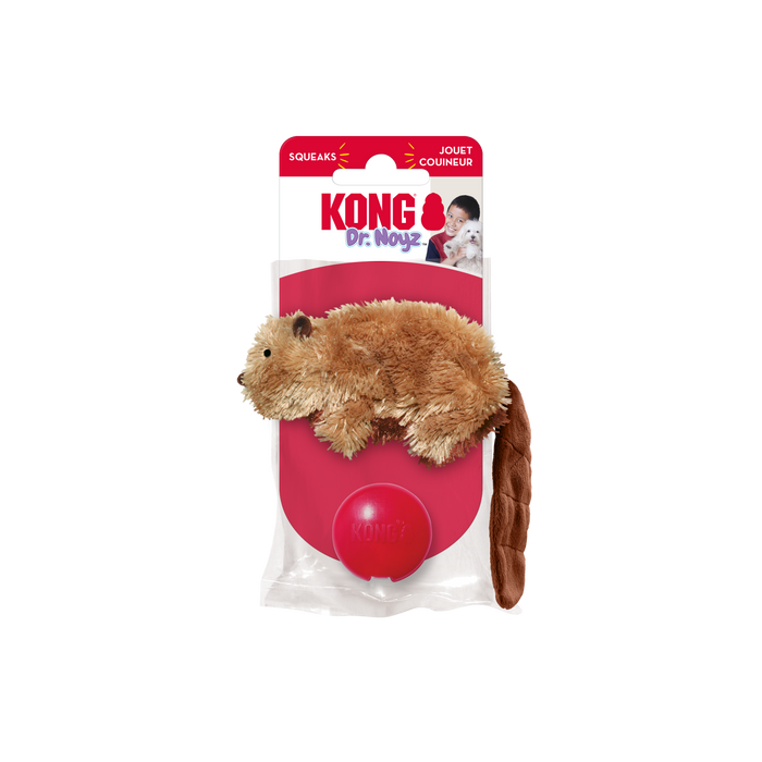 KONG Unstuffed Dog Toy Beaver with Squeaker SM - Image 6