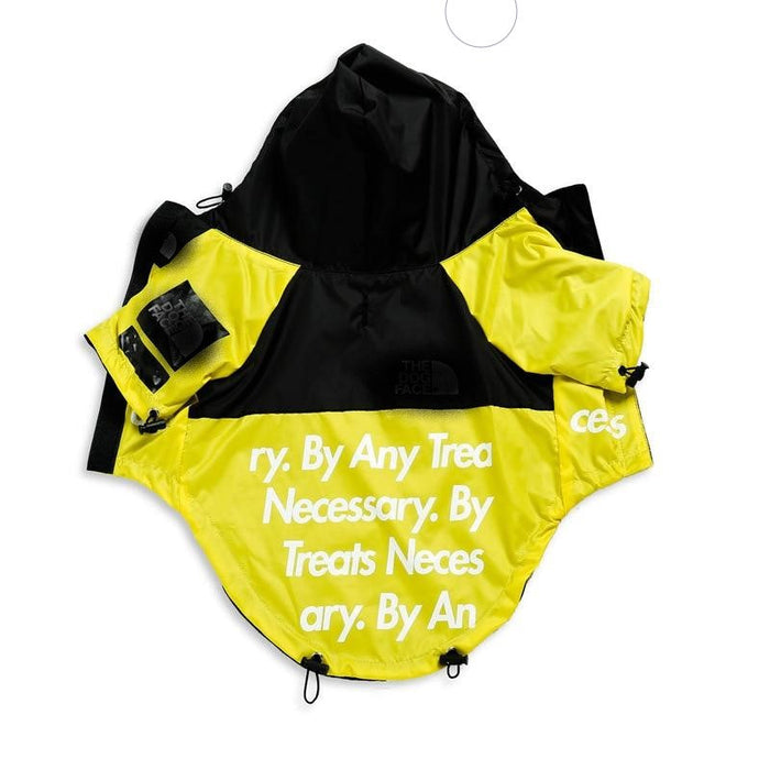 Furr Baby Gifts Dog Face Windproof Waterproof Reflective Pet Cat Dog Jacket