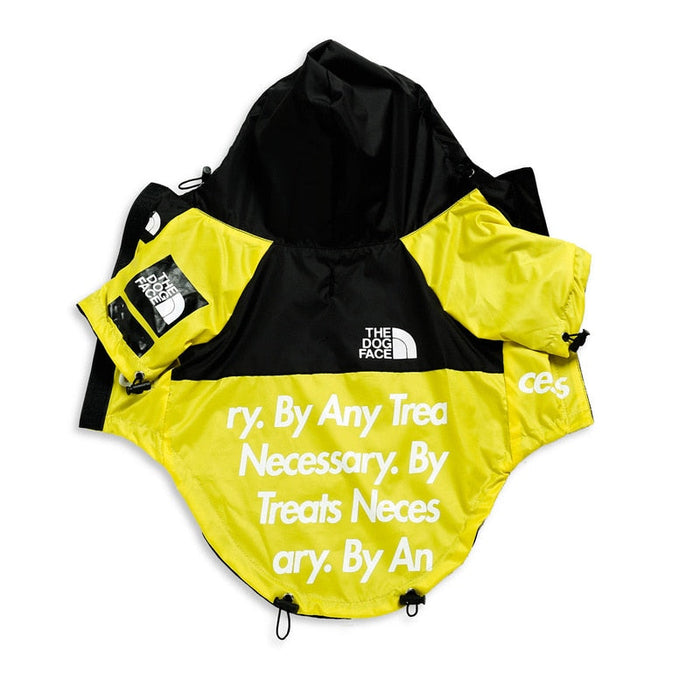 Furr Baby Gifts Dog Face Windproof Waterproof Reflective Pet Cat Dog Jacket