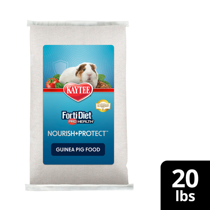 Kaytee Forti-Diet Pro Health Nourish+Protect Guinea Pig Food Timothy Hay 20 Pounds