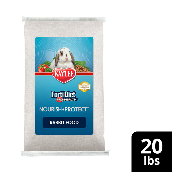 Kaytee Forti-Diet Pro Health Nourish+Protect Adult Rabbit Food 20 Pounds