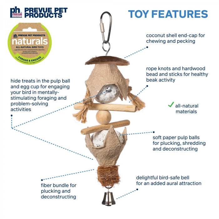 Prevue Pet Products Naturals Duchess Bird Toy