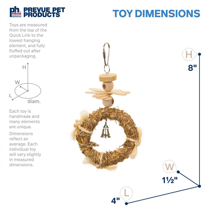 Prevue Pet Products Naturals Crown Bird Toy