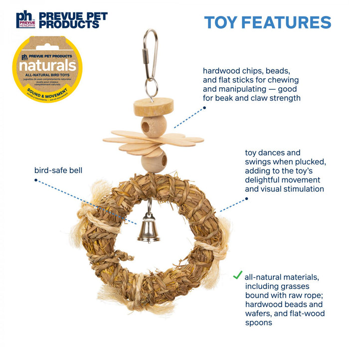 Prevue Pet Products Naturals Crown Bird Toy