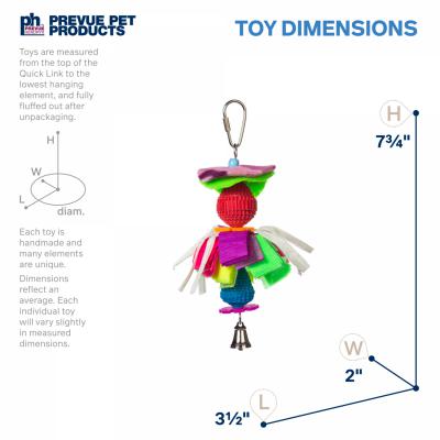 Prevue Pet Products Playfuls Fancy Dance Bird Toy